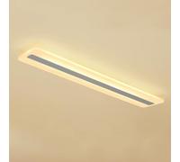 moderna plafoniera bianca Lampada da soffitto a LED da incasso striscia lineare Lampadario a soffitto Apparecchio di illuminazione Soggiorno Camera da letto Sala da pranzo Lampadari Lampade da corrido