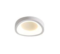 Moderna Plafoniera Rotonda Dimmerabile da Soffitto per Corridoio, Rustica, Di Metà Secolo, Vicino Alla Plafoniera per Bagno, Ingresso, Veranda, Corridoio (Bianca, Irregolare)/Bianco/Ovale