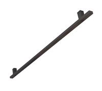 Moderna ringhiera per scale antiscivolo per interni ed esterni, con supporto in ferro battuto, lunghezza regolabile (da 1 m a 3 m), 280 cm, kit completo per la sicurezza