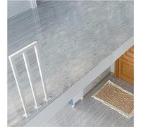 Moderna ringhiera per scale in metallo bianco per bambini e anziani, kit completo per gradini portico, altezza 85 cm, parapetto di sicurezza e design elegante