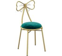 Moderna Sedia A Farfalla Elegante Per Trucco Con Fiocco, Perfetta Per Cucina, Sala Da Pranzo, Bar, Ristorante, Camera Letto, Decorazione Per La Casa(Green)