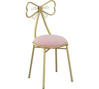 Moderna Sedia A Farfalla Elegante Per Trucco Con Fiocco, Perfetta Per Cucina, Sala Da Pranzo, Bar, Ristorante, Camera Letto, Decorazione Per La Casa(Pink)