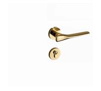 Moderna semplice meccanica silenziosa magnetica luce di lusso interna camera da letto porta serratura in lega di zinco serratura divisa serratura domestica in legno porta serratura(B with 7255 silver