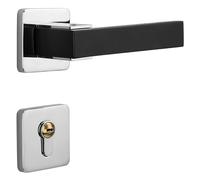 Moderna semplice serratura for porta interna della camera da letto serratura for porta cromata lucida serratura for porta divisoria for uso domestico serratura magnetica silenziosa for porta della sta