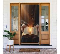 Moderna stampa a libro n. 10 copertine decorative per porta, decorazione per interni ed esterni, primavera, estate, autunno, inverno, Halloween, Natale, decorazioni per la casa