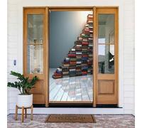 Moderna stampa a libro n. 34 copertine decorative per porta, decorazione per interni ed esterni, primavera, estate, autunno, inverno, Halloween, Natale, decorazioni per la casa