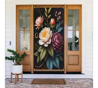 Moderna stampa botanica n. 53 coperture decorative per porte, striscione per interni ed esterni, primavera, estate, autunno, inverno, Halloween, Natale, decorazioni per la casa