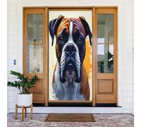 Moderna stampa boxer n. 12 coperture decorative per porte, striscione decorativo per interni ed esterni, primavera, estate, autunno, inverno, Halloween, Natale, decorazioni per la casa