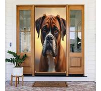 Moderna stampa boxer n. 39 copertine decorative per porte, striscione decorativo per interni ed esterni, primavera, estate, autunno, inverno, Halloween, Natale, decorazioni per la casa