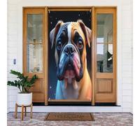 Moderna stampa boxer n. 40 coperture decorative per porte, striscione per interni ed esterni, primavera, estate, autunno, inverno, Halloween, Natale, decorazioni per la casa