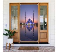 Moderna stampa prato n. 6 coperture decorative per porte, striscione decorativo per interni ed esterni, primavera, estate, autunno, inverno, Halloween, Natale, decorazioni per la casa