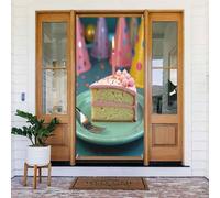 Moderna stampa torta n. 10 coperture decorative per porte, striscione per interni ed esterni, primavera, estate, autunno, inverno, Halloween, Natale, decorazioni per la casa