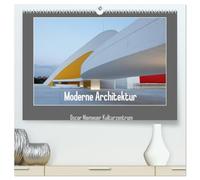 Moderne Architektur - Oscar Niemeyer Kulturzentrum (hochwertiger Premium Wandkalender 2026 DIN A2 quer), Kunstdruck in Hochglanz: Moderne Architektur - Oscar Niemeyer