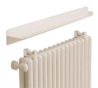 Moderne coperture per mensole per termosifoni in metallo bianco - Scaffale galleggiante per radiatori 100 cm x 15 cm, scaffale superiore salvaspazio, elegante organizer per la casa e soluzione