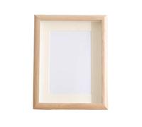 Moderne cornici in legno for foto, da appendere o da appoggiare sul tavolo, in stile nordico, disponibili nei formati 6/7/8/10/12 pollici/A4 e A3, for opere d'arte e souvenir in 3D.(White oak,8in)