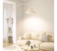 Moderne lampade da Lettura a LED ad Arco da Pavimento, con palo Alto e Corpo Luminoso a Forma di Perlina, con Interruttore a Pulsante, per Soggiorno, Camera da Letto, Bar, seminterrato.