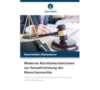 Moderne Rechtsmechanismen zur Gewährleistung der Menschenrechte: Analyse der verfassungsrechtlichen, völkerrechtlichen und digitalen Mechanismen