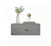 Moderni Comodini Sospesi con Un Cassetto in Diverse Dimensioni | Angoli Arrotondati Design, Finitura Morbida, Previene Urti e Lesioni, per Soggiorno Camera Studio(Medium Grey,35x40x20)