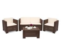 Moderni mobili in technorattan Colorado Coffee 4 marrone Bica