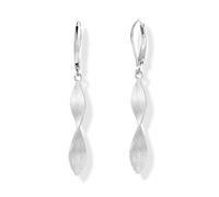 Moderni orecchini a spirale con chiusura a monachella, comodi orecchini a gancio con gioielli intrecciati a spirale per le donne, regalo unico per uso generico, orecchini per feste, フリーサイズ