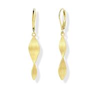 Moderni orecchini a spirale con chiusura a monachella, comodi orecchini a gancio con gioielli intrecciati a spirale per le donne, regalo unico per uso generico, orecchini per feste, フリーサイズ