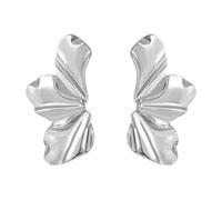 Moderni orecchini in lega robusti con design artistico a petali portatili per migliorare qualsiasi outfit nel tuo, Medio, Metallo, Nessuna pietra preziosa