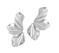 Moderni orecchini in lega robusti con design artistico a petali portatili per migliorare qualsiasi outfit nel tuo guardaroba
