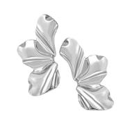 Moderni orecchini in lega robusti con design artistico a petali portatili per migliorare qualsiasi outfit nel tuo guardaroba