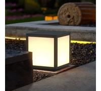 Moderni Pali Con Luci Esterni Colonne Quadrate Lampade Esterni Impermeabili Lampade Pilastri Cablate E26 Lanterne Recinzioni Ponti Illuminazione Percorsi Paesaggistici Pali Ingresso Recinzioni Lampade
