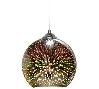 Moderni Vetro 3D Colorati fuochi d'artificio a Pendente lampade a Sospensione Creativa Sala da Pranzo Cucina Isola Loft Bar Decorazione del soffitto sferico LED E27 Exhibition lampadario a Testa