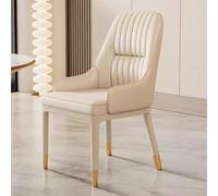 ModernMakeupSedia con gambe in metalloTappezzatoSgabello VanityconschienaleperDiningRoomLivingRoomWaitingAreaCamera da letto (SquareBackrestEleganteDesign)