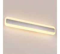 Moderno 40W Luci Vanità LED Lampada Da Specchio,Camera Corridoio Lampada Da Parete Trucco Luce Del Bagno 3500K Acrilico Specchio Illuminazione Anteriore Apparecchio Luce Calda 100cm(39inch)