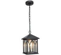 Moderno a LED, da a Sospensione Quadrata in Alluminio e Metallo per Esterni, Lanterna in Vetro, IP54, da a Sospensione retrò Vintage Europea, apparehio di Illuminazione