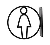 Moderno Acrilico Bagno Segno Elegante Ufficio Bagno Marker Bagno Simbolo Segnaletica Per Spazio Pubblico Facile