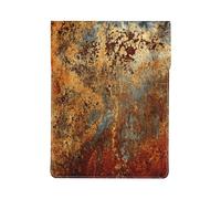 Moderno astratto schizzato inchiostro lamina d'oro ruggine, Custodia per laptop in pelle PU, borsa per notebook, custodia per laptop, custodia per tablet