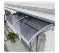 Moderno baldacchino in alluminio con protezione UV60 x 60 cm resistente alle intemperie riparo esterno elegante decorazione interna durevole tenda da ingresso per la casa