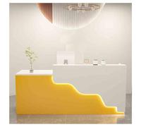 Moderno banco di ricezione con banco cassa elegante tavolo anteriore scrivania per ufficio 100 cm/39,3 pollici mobili contemporanei della sala di ricevimento
