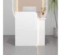 Moderno banco di ricezione con cassetti elegante banco pagamenti per negozio hotel o salone cassiere reception mobili soluzione contemporanea front desk