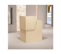 Moderno banco di ricezione per la cassa al dettaglio Piccolo banco del negozio Semplice ed elegante stazione di registratore di cassa 60 cm (23,6 pollici) Mobili per ufficio reception