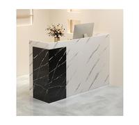 Moderno banco di ricezione per negozi al dettaglio, saloni di bellezza e aree di ricevimento, cassa e banco espositore, G L 100 cm, design elegante e funzionale