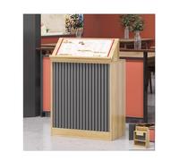 Moderno banco per ricevimenti, piccolo tavolo da banco per consulenza e cassa per ristoranti e vendita al dettaglio, elegante scrivania guida (senza ruote, 80 cm)