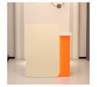 Moderno banco reception con bancone, tavolo per le casse, reception con passacavi e luce LED, elegante scrivania di benvenuto (D: 60 cm)