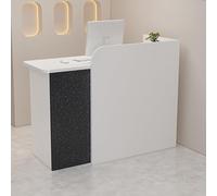 Moderno banco reception con cassetto bloccabile, versatile banco cassa per ufficio, salone, atrio, migliora l'efficienza e lo stile dello spazio di lavoro