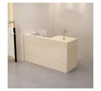 Moderno banco reception elegante e compatto per hotel, cliniche e aziende, design elegante (L90 x An50 cm/L35,4 x An19,6 pollici)