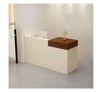 Moderno banco reception elegante e compatto per hotel, cliniche e negozi, dimensioni 100 x 40 cm, design contemporaneo per spazi professionali