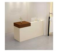 Moderno banco reception elegante e compatto per hotel, cliniche e vendita al dettaglio, design elegante (lunghezza 90 x larghezza 50 cm) migliora l'esperienza degli ospiti