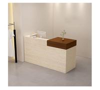 Moderno banco reception per hotel, cliniche e aziende, elegante 90 x 50 cm, bancone da ufficio dal design elegante per spazi professionali