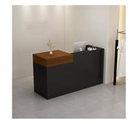 Moderno banco reception per hotel e cliniche elegante e compatto bancone ufficio (L100 x W50 cm/L39,3 x W19,6 pollici) Design elegante per ambienti professionali