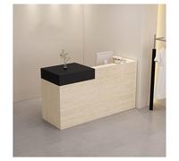 Moderno banco reception per uffici e hotel elegante 90 x 50 cm (35,4 x 19,6 pollici) bancone tavolo perfetto per cliniche e vendita al dettaglio design contemporaneo.