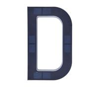 Moderno bianco e nero numeri alimentati ad energia solare con sensore di luce integrato per una migliore visibilità notturna ABS solare Home Sign